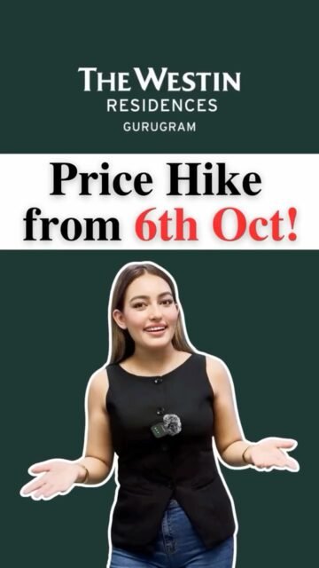 “You must have heard of Westin Residences Gurugram.”
Because it’s NCR’s most selling project today. 🏙️
👉 Book before 6th Oct & save up to ₹80 Lakhs.
After that? Price hike forever ⏳
Mat sochna phir – “Kaash us din book kar liya hota.” 💭
🕊️ “Ab pachtaye hot kya, jab chidiya chug gayi khet.”
#WestinResidencesGurugram